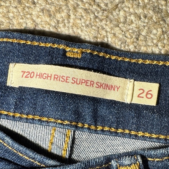 Levi's Denim - Levi's Women's High Rise Super Skinny Jeans - Dark Blue